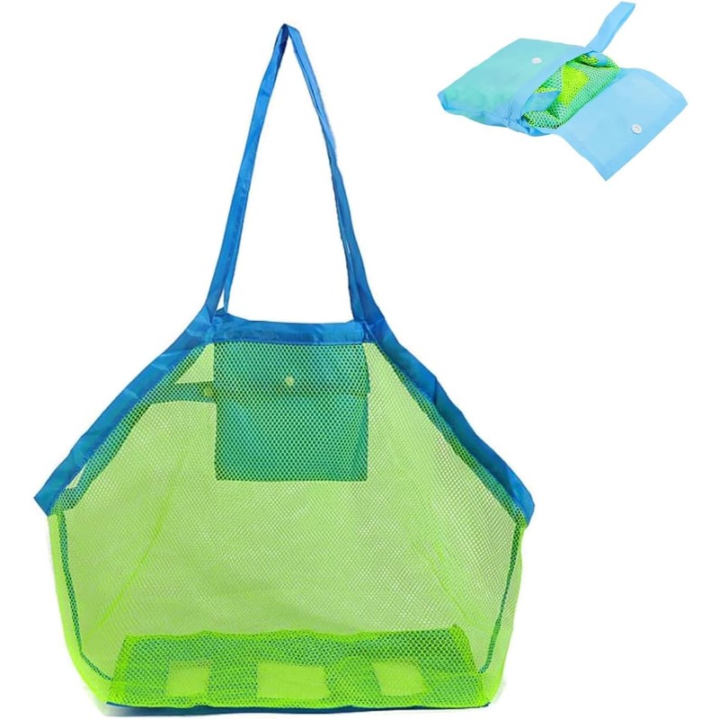 Beach Towel Large - Bolsa de malla plegable para la