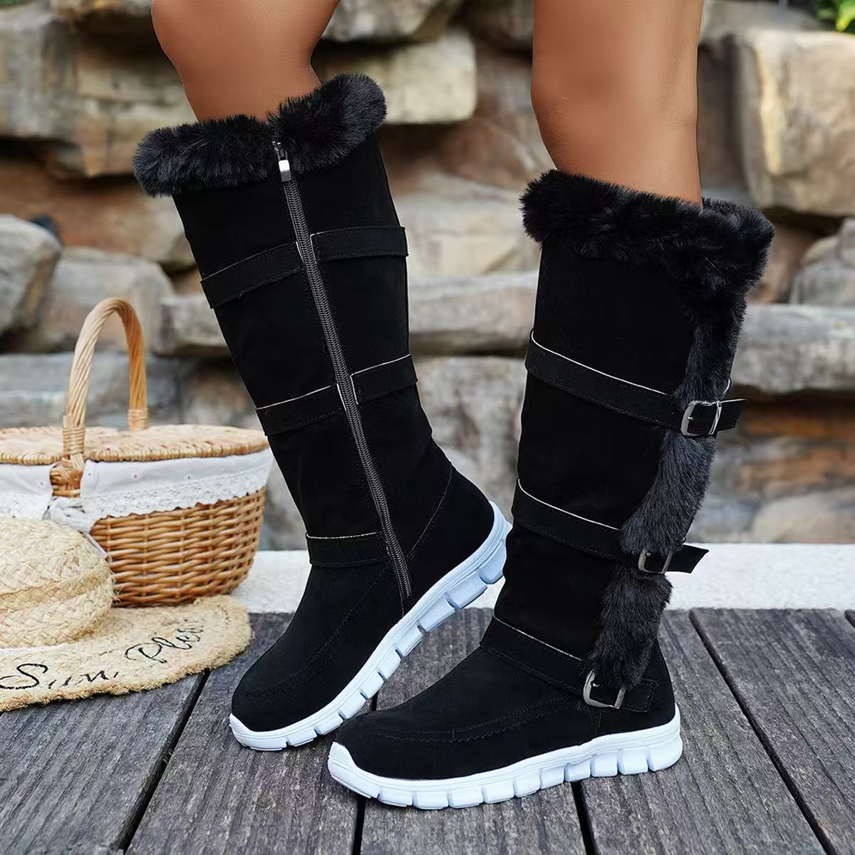 Espadrille Slip On - Botas por encima de la rodilla