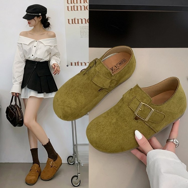 Espadrille Slip On - Zapatos Birken de gamuza con parte