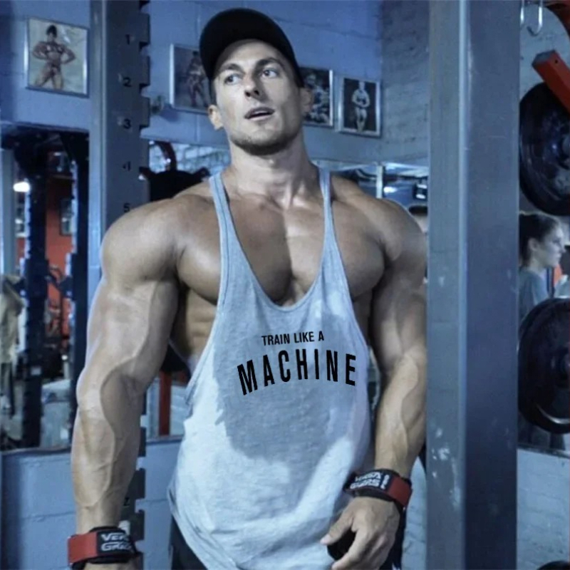 Tank Top Muscle - Camisetas sin mangas de algodón para