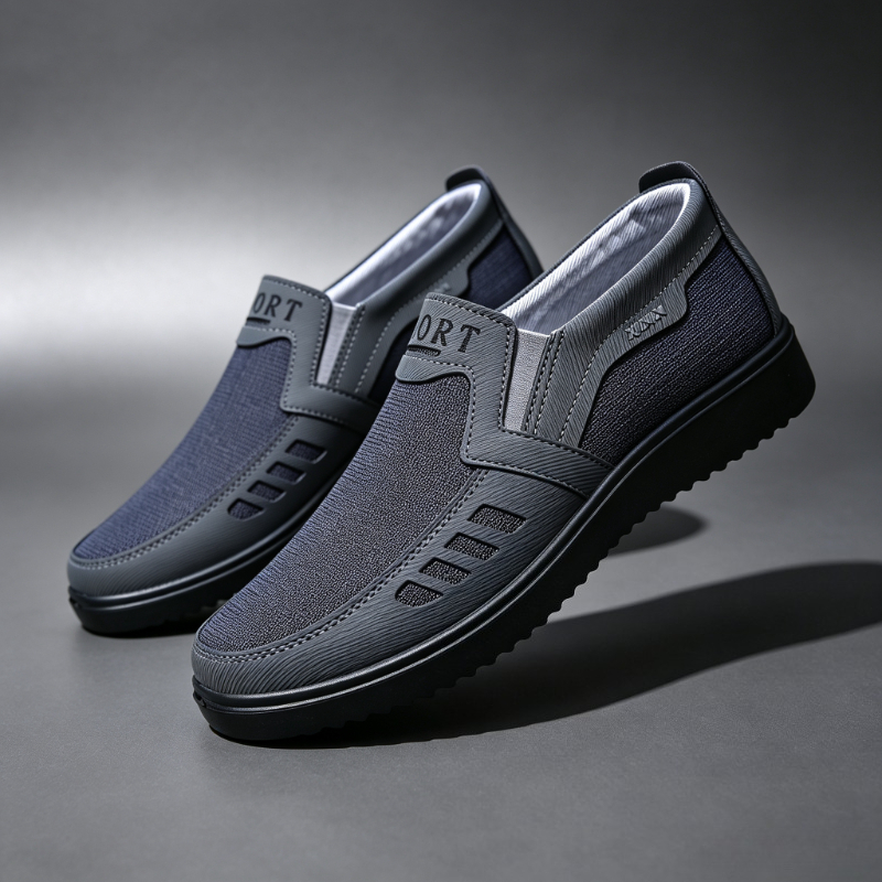 Espadrille Slip On - Mocasines de lona sin cordones para