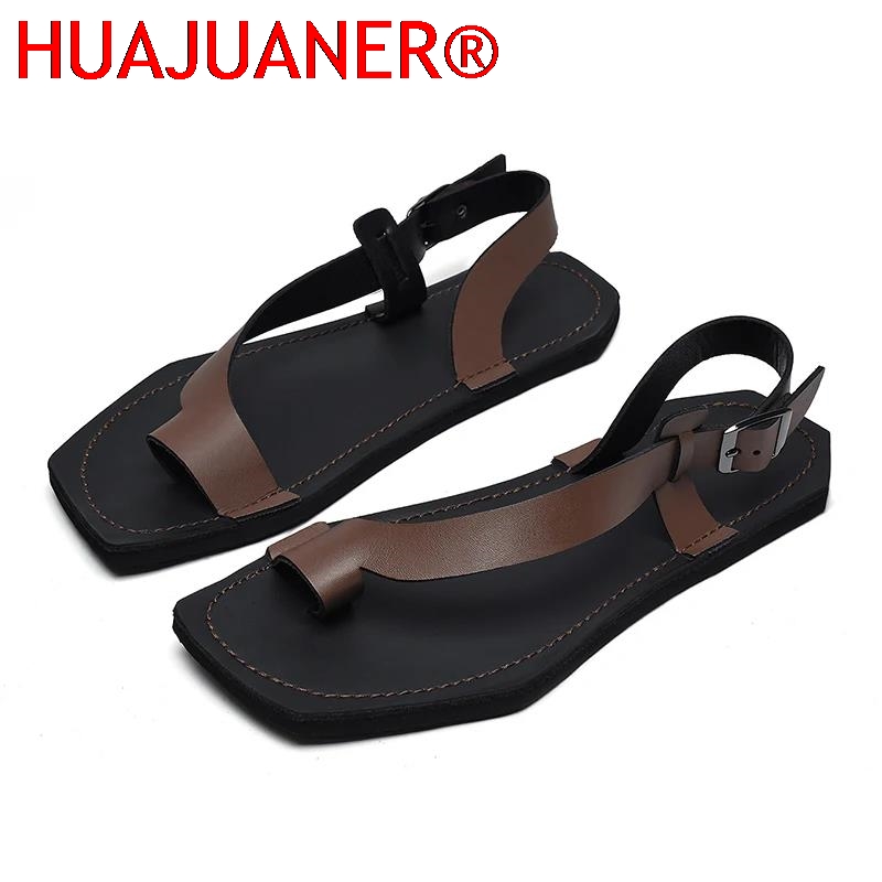 Zapatillas informales ligeras  - Flip Flop Leather Men reseña y precio
