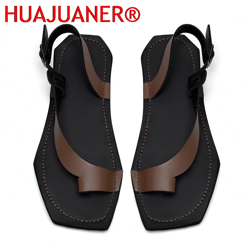 Zapatillas informales ligeras  - Flip Flop Leather Men reseña y precio