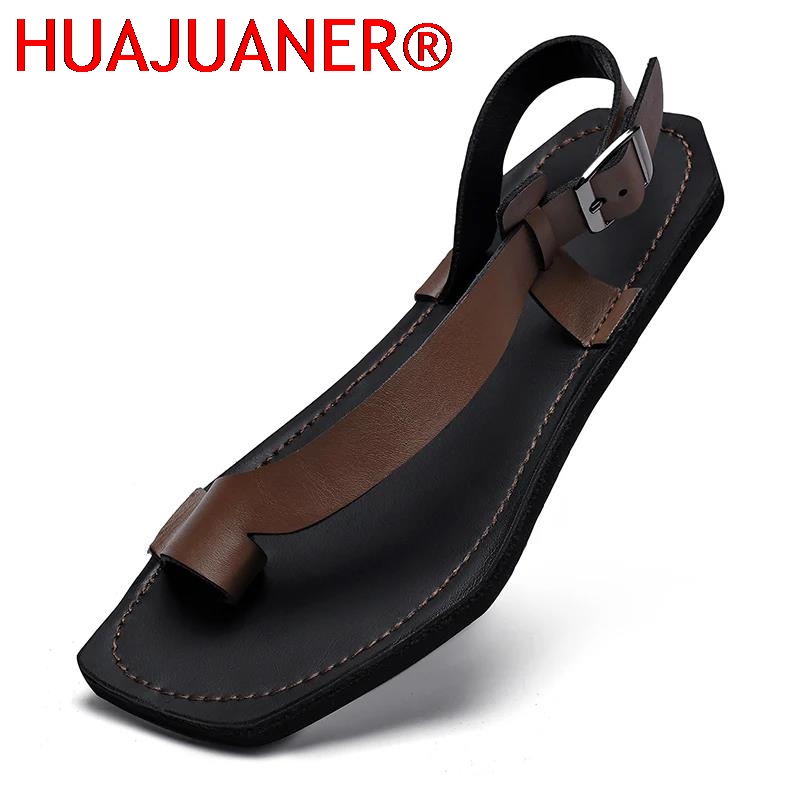Zapatillas informales ligeras  - Flip Flop Leather Men reseña y precio