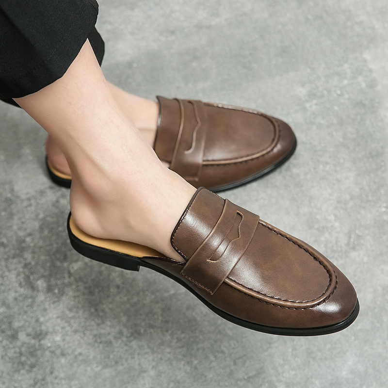 2025 mulas ligeras de verano p - Flip Flop Leather Men reseña y precio