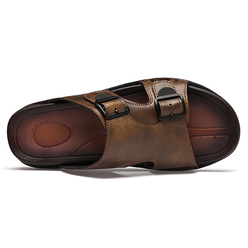 Zapatillas de cuero de verano  - Flip Flop Leather Men reseña y precio