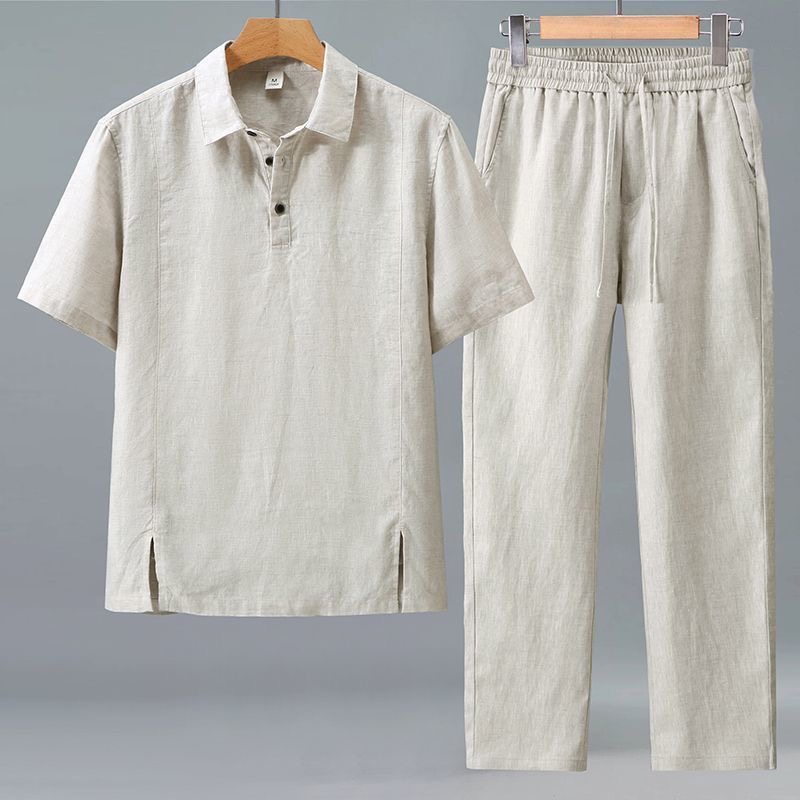 Conjunto de Dos Piezas de Prim - Short Linen Drawstring reseña y precio