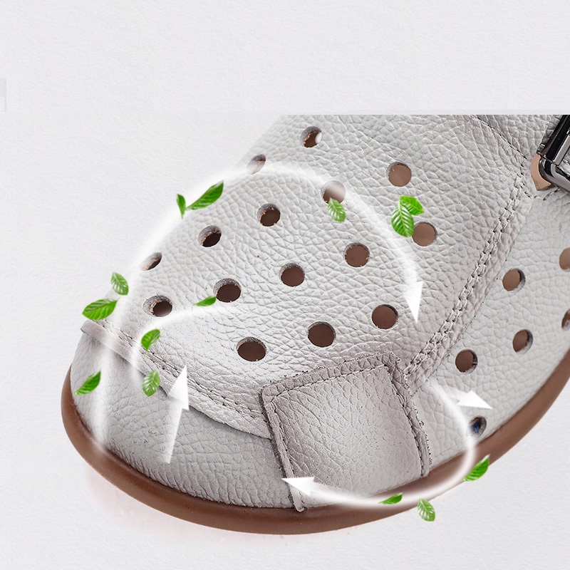 Nuevas sandalias de cuero vacu - Espadrille Slip On reseña y precio