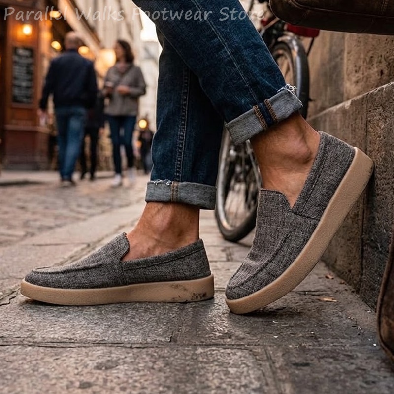 Zapatos tipo mocasín de lona p - Espadrille Slip On reseña y precio