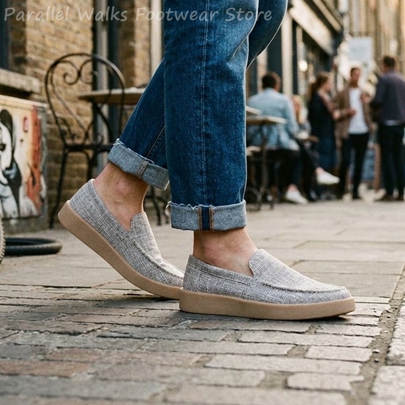 Zapatos tipo mocasín de lona p - Espadrille Slip On reseña y precio