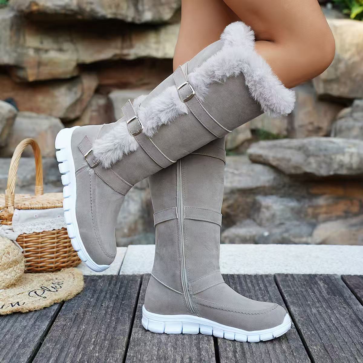 Botas por encima de la rodilla - Espadrille Slip On reseña y precio