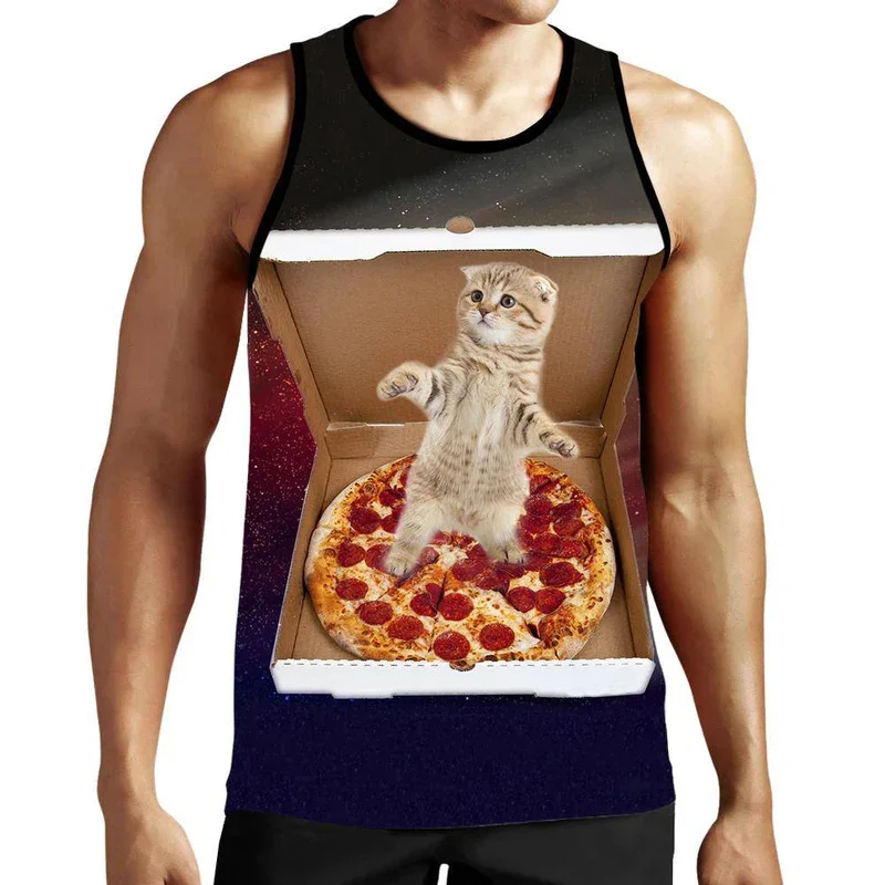 Camiseta sin mangas con estamp - Tank Top Muscle reseña y precio