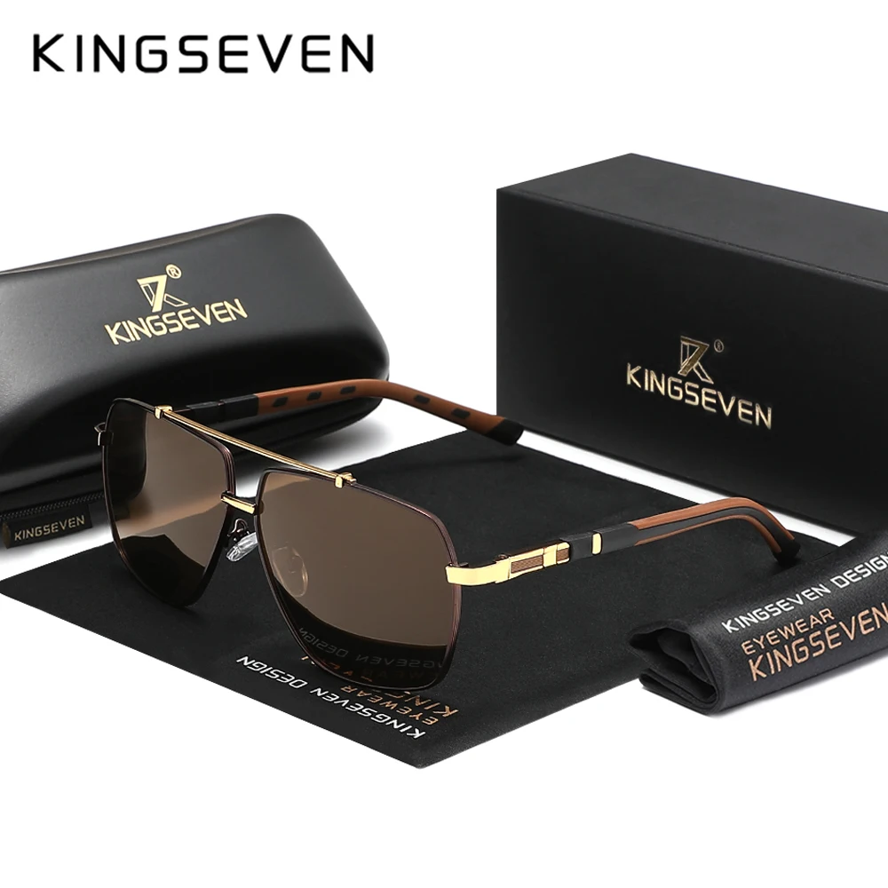 KINGSEVEN nuevas gafas de sol  - Sunglasses Aviator Polarized reseña y precio